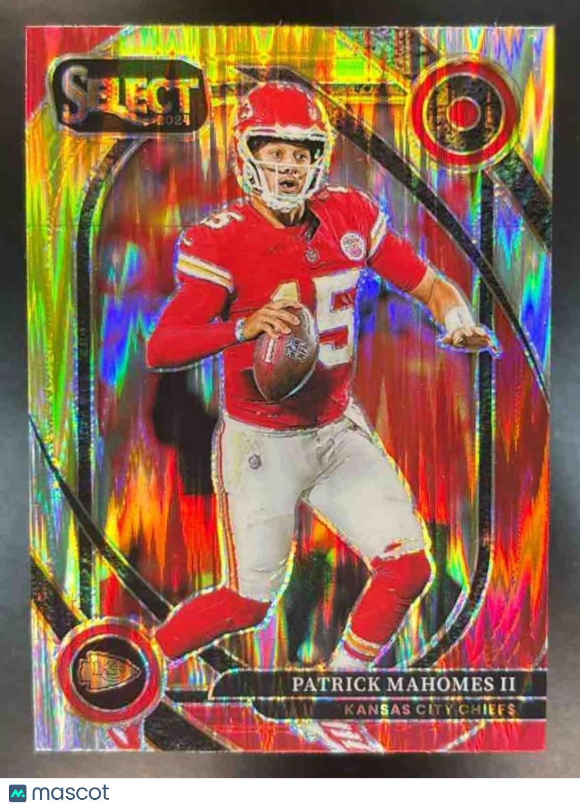 2024 Select Patrick Mahomes II Red and Yellow Prizm #223 Kansas City Chiefs - Sports Cards
