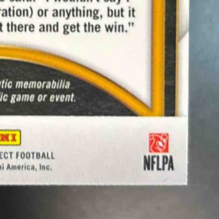 2024 Select Roman Wilson Rookie Swatches White /75 MEM RC Pittsburgh Steelers - Sports Cards