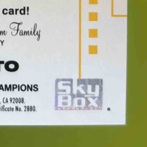 2024 SkyBox Metal Universe Champions Logan Diggs Skybox Premium Gold #S-42 Auto - Sports Cards