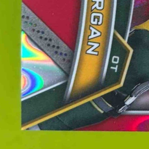 2024 Topp Resurgence Jordan Morgan Red Power Surge 5/5 #135 RC Green Bay Packers - Sports Cards