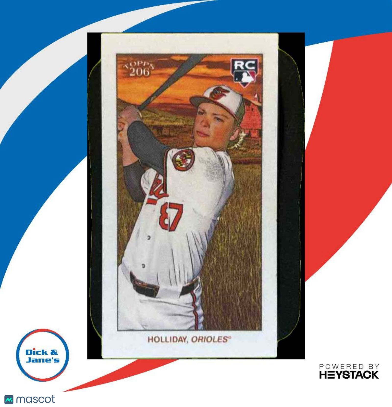 2024 Topps 206 Jackson Holliday New Beginnings #NNO RC Baltimore Orioles - Sports Cards