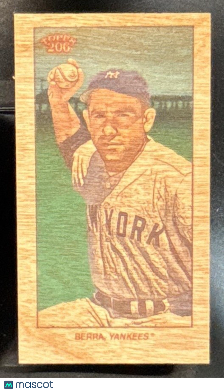 2024 Topps 206 Yogi Berra Wood Stock #NNO New York Yankees - Sports Cards