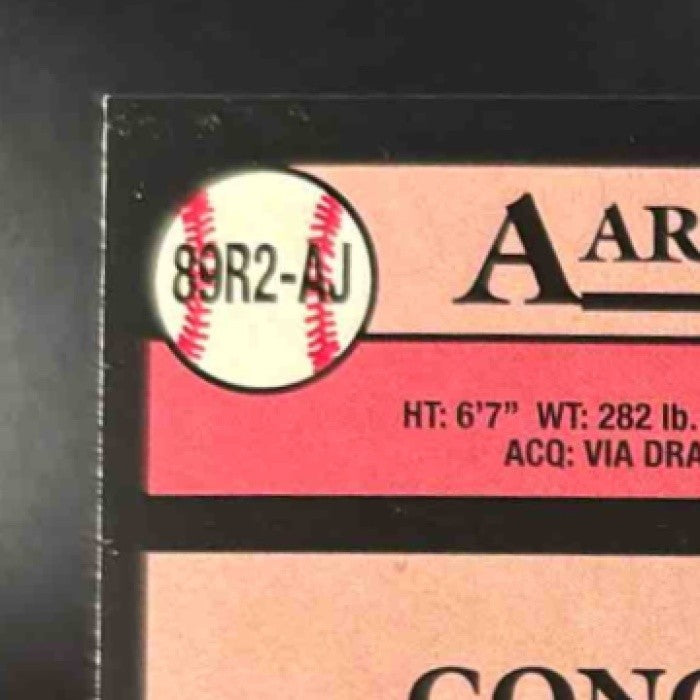 2024 Topps Aaron Judge 1989 Baseball 35th Anniversary Relic MEM New York Yankees - Sports Cards