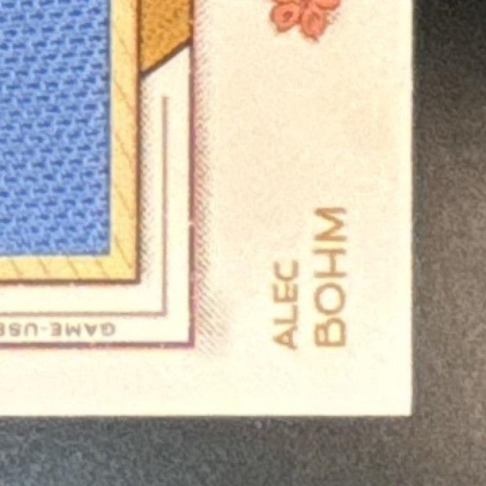 2024 Topps Allen & Ginter Alec Bohm Relics #AGR-ABO MEM Philadelphia Phillies - Sports Cards