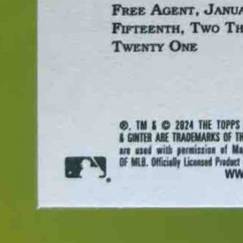 2024 Topps Allen & Ginter Jackson Chourio #276 RC Milwaukee Brewers - Sports Cards