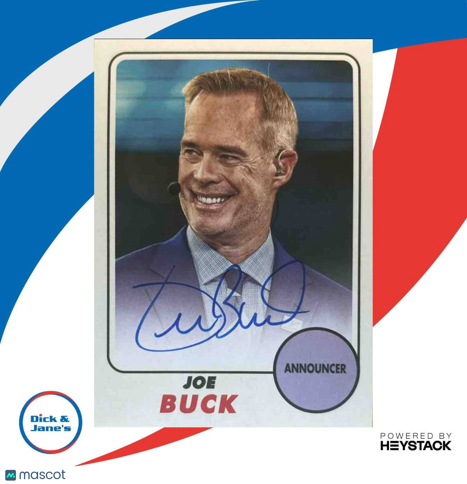 2024 Topps Archives Joe Buck 1968 Fan Favorites Auto #68FF-JB - Sports Cards
