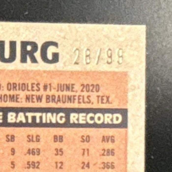 2024 Topps Archives Jordan Westburg 1983 Fan Favorites Auto Green /99 RC Orioles - Sports Cards