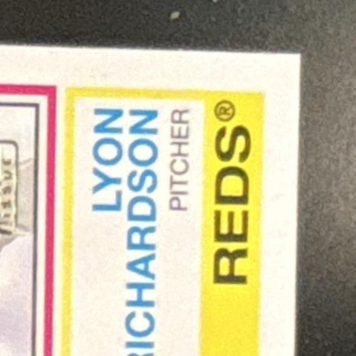 2024 Topps Archives Lyon Richardson 1983 Fan Favorites Auto RC Cincinnati Reds - Sports Cards