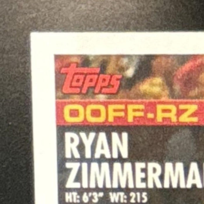 2024 Topps Archives Ryan Zimmerman 2000 Fan Favorites Auto Washington Nationals - Sports Cards