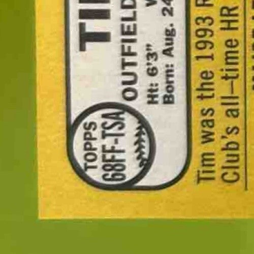 2024 Topps Archives Tim Salmon 1968 Fan Favorites Auto California Angels - Sports Cards