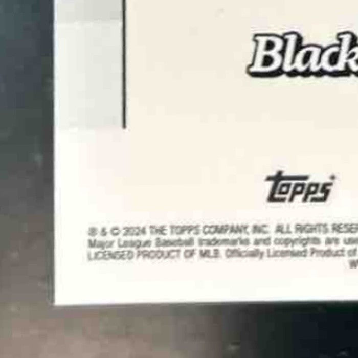 2024 Topps Black & White Mike Trout Yellow /75 #16 - Sports Cards