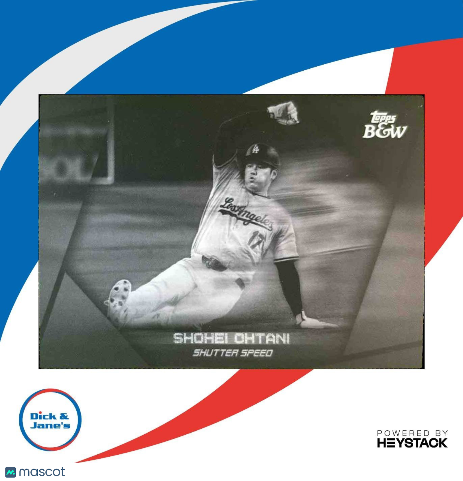 2024 Topps Black & White Shohei Ohtani Shutter Speed #SS6 Los Angeles Dodgers - Sports Cards