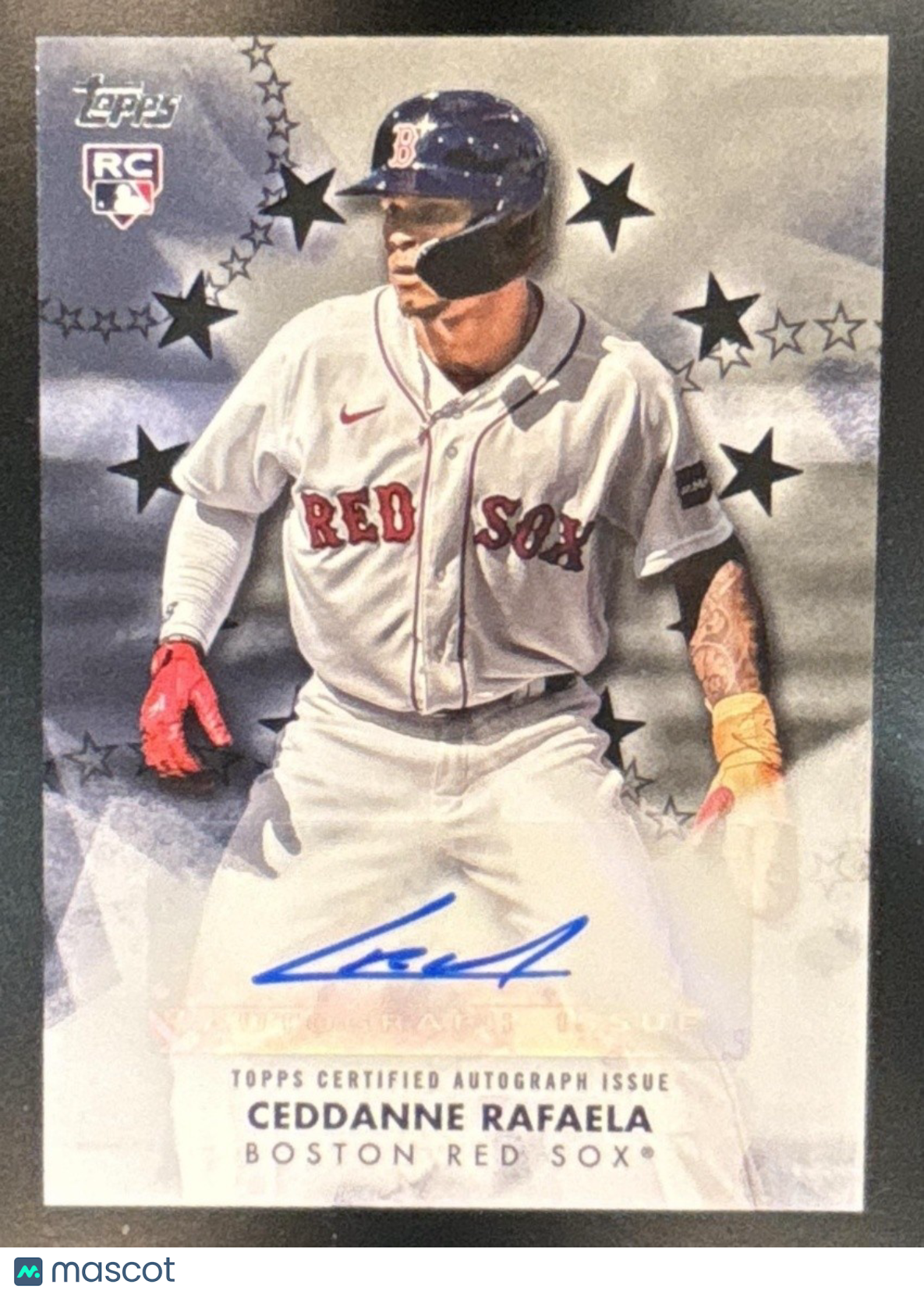 2024 Topps Ceddanne Rafaela Baseball Stars Auto Black /199 RC Boston Red Sox - Sports Cards