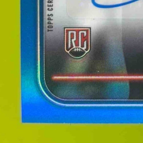 2024 Topps Chrome Erick All Rookie Auto Blue Refractor /150 RC Cincinnati Bengal - Sports Cards