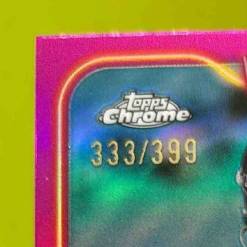 2024 Topps Chrome Jayden Daniels Magenta Refractor 333/399 #201 RC Commanders - Sports Cards