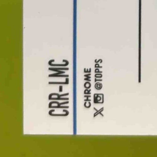 2024 Topps Chrome Ladd McConkey Rookie Relics Red Refractor /5 SWOOSH Chargers - Sports Cards