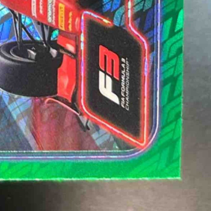 2024 Topps Chrome Logofractor Edition Formula 1 Dino Beganovic Green /99 #115 - Sports Cards