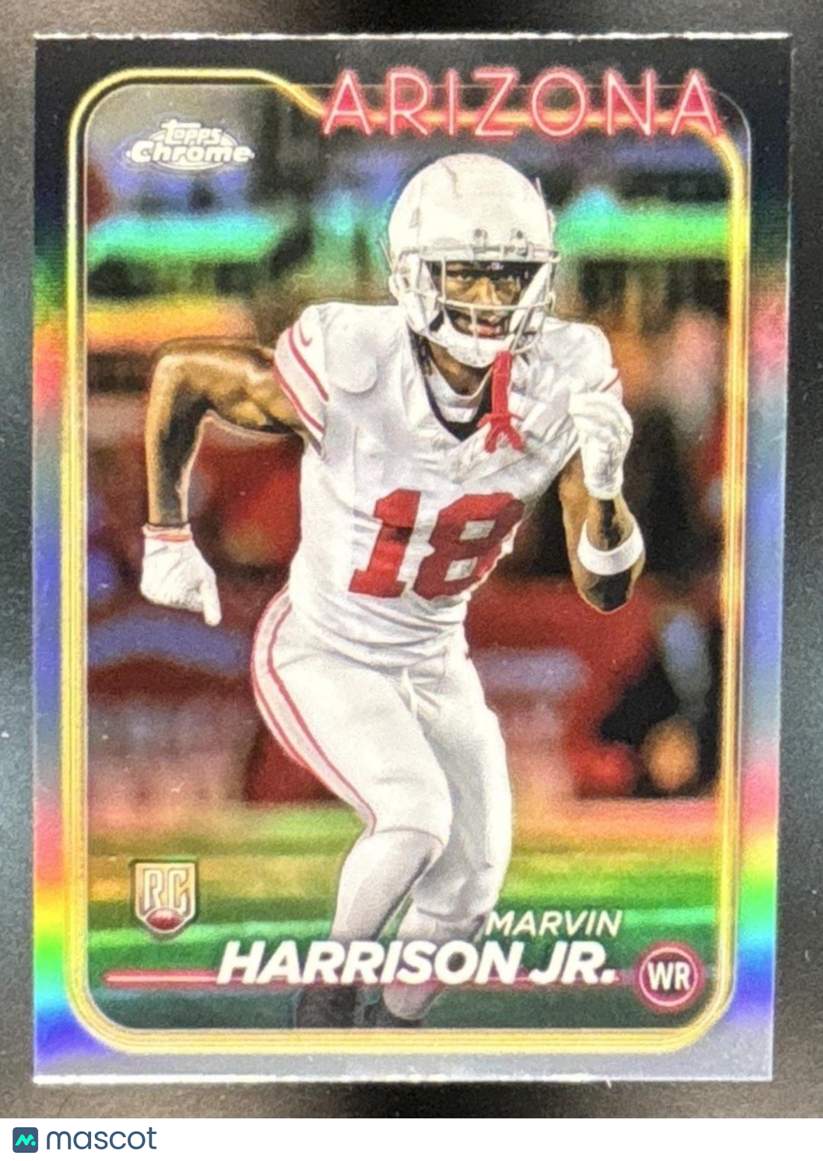 2024 Topps Chrome Marvin Harrison Jr. Refractor #204 RC Arizona Cardinals - Sports Cards