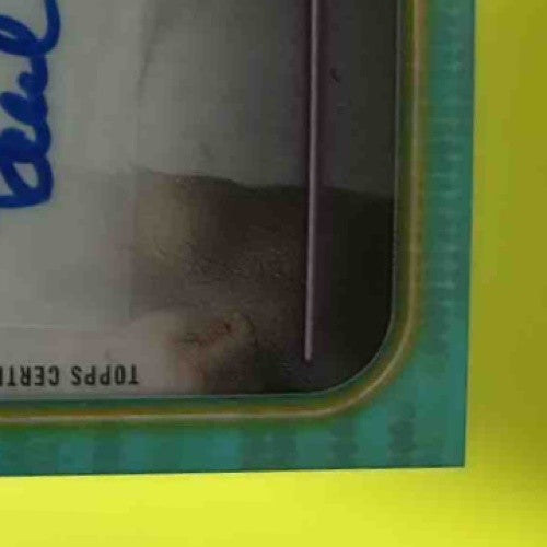 2024 Topps Chrome Paul Krause Auto Aqua Sonar Refractor /199 Minnesota Vikings - Sports Cards