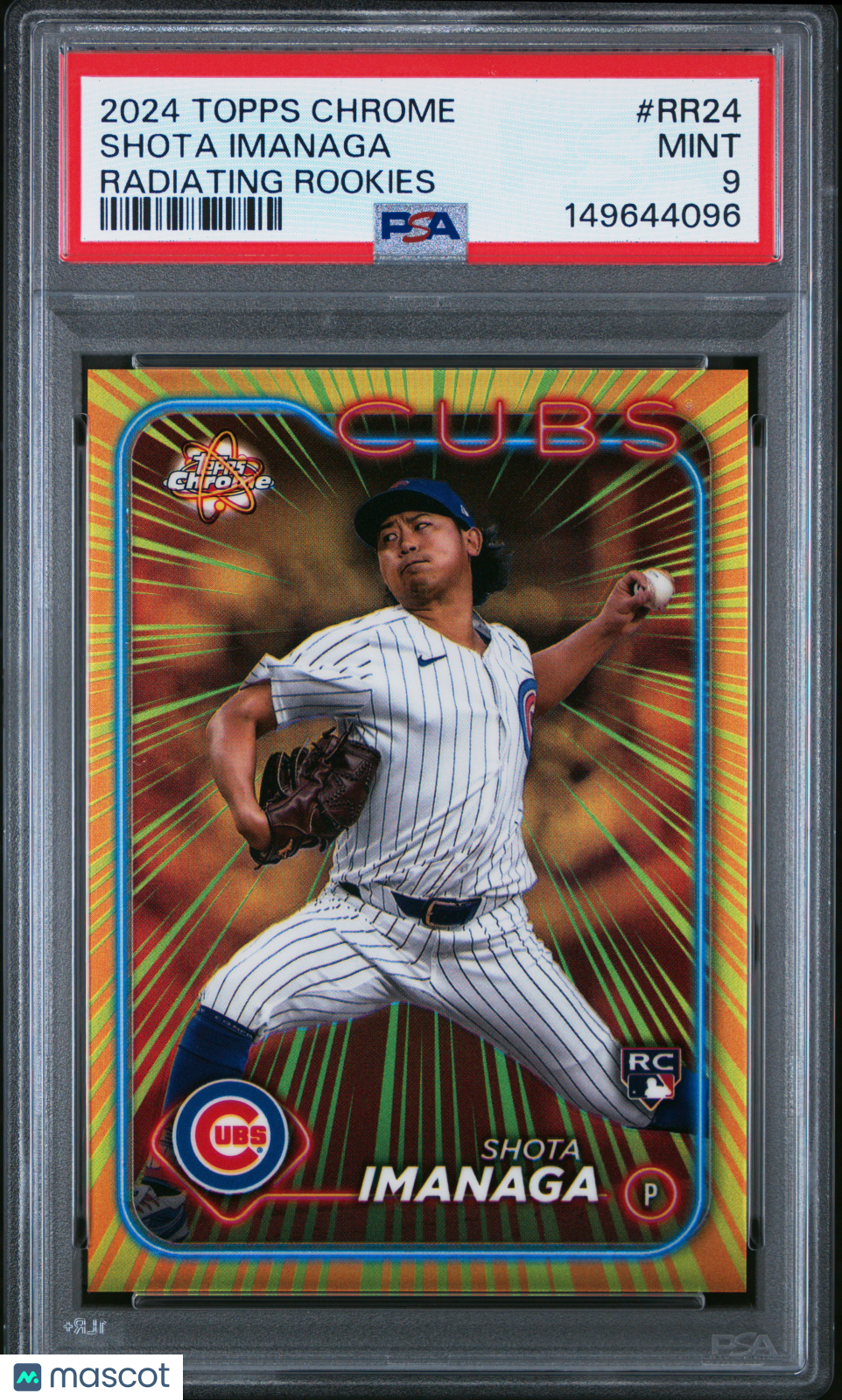 2024 Topps Chrome Radiating Rookies Shota Imanaga