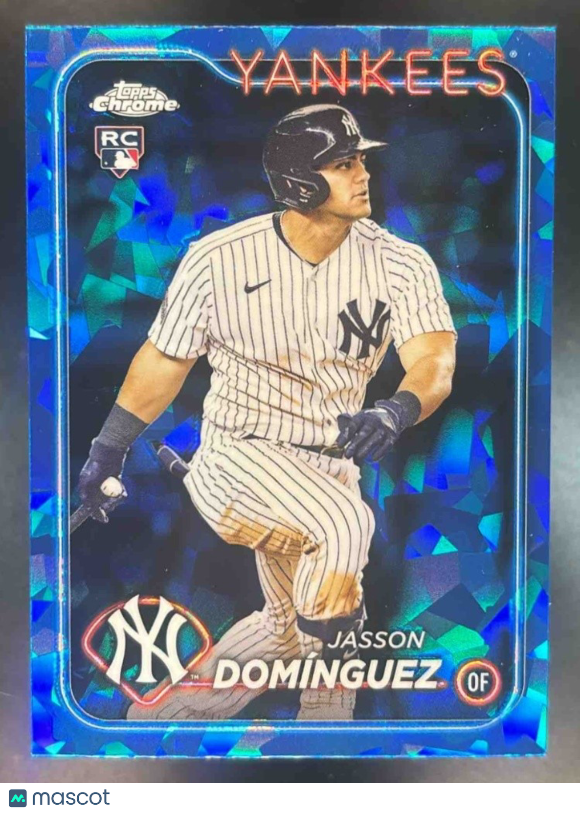 2024 Topps Chrome Sapphire Jasson Dominguez #60 RC New York Yankees - Sports Cards