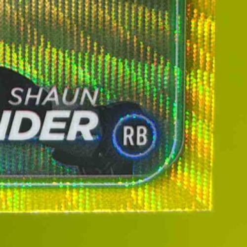 2024 Topps Chrome Shaun Alexander Yellow Wave Refractor 34/75 Seattle Seahawks - Sports Cards