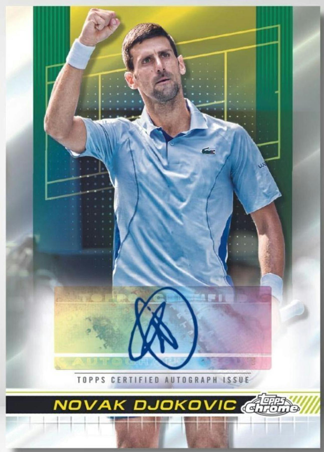 2024 Topps Chrome Tennis Hobby Box (3 Autographs) - Tennis Hobby Box