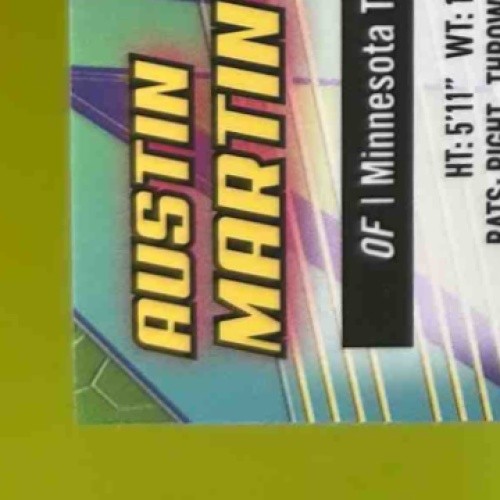 2024 Topps Chrome Update Austin Martin All-Etch Rookie Rush RC Minnesota Twins - Sports Cards