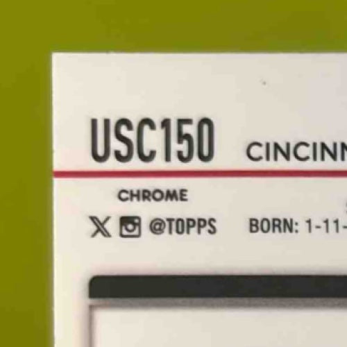 2024 Topps Chrome Update Elly De La Cruz X-Fractor #USC150 RC Cincinnati Reds - Sports Cards