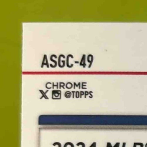 2024 Topps Chrome Update Jackson Merrill All-Star Game Refractor 49 RC Padres - Sports Cards