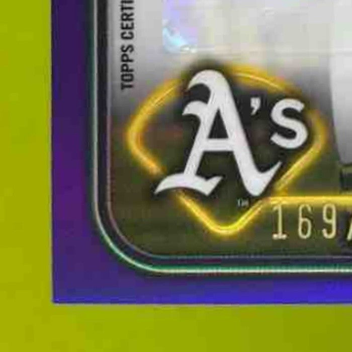 2024 Topps Chrome Update JJ Bleday Auto Purple /250 Oakland Athletics - Sports Cards
