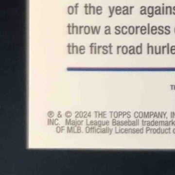 2024 Topps Chrome Update Ryan Pepiot Auto Purple Refractor 12/250 Tampa Bay Rays - Sports Cards