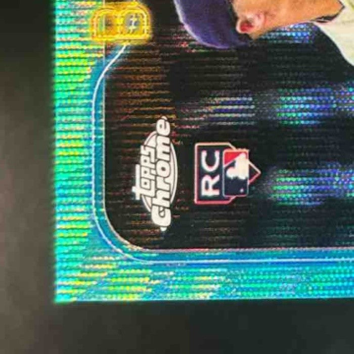 2024 Topps Chrome Update Tobias Myers Aqua Wave Auto /199 RC Milwaukee Brewers - Sports Cards