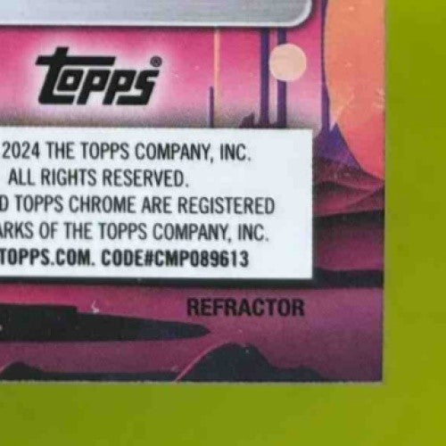 2024 Topps Cosmic Chrome Bo Nix Refractor #127 RC Denver Broncos - Sports Cards