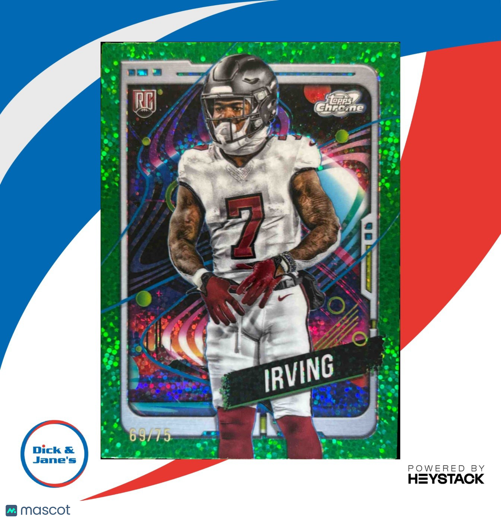 2024 Topps Cosmic Chrome Bucky Irving Green Space Dust Refractor 69/75 Tampa Bay - Sports Cards