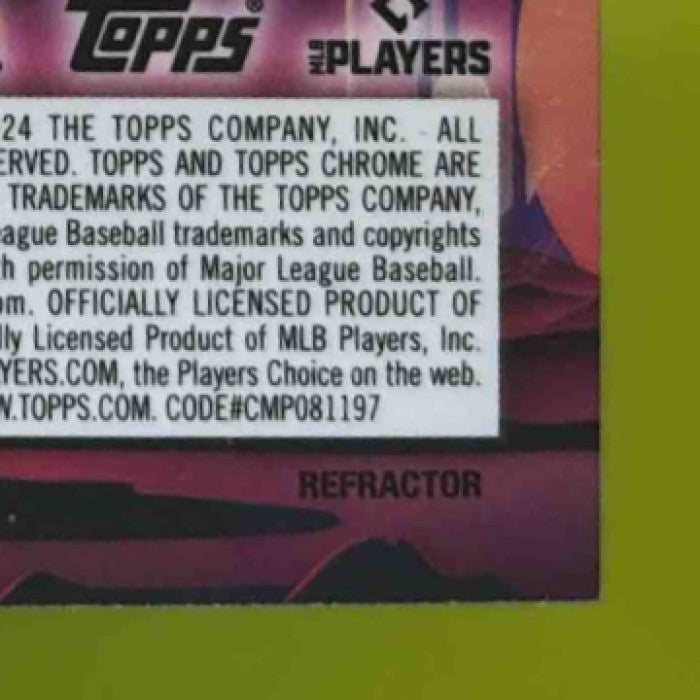 2024 Topps Cosmic Chrome Ronald Acuna Jr Refractor #96 Atlanta Braves - Sports Cards