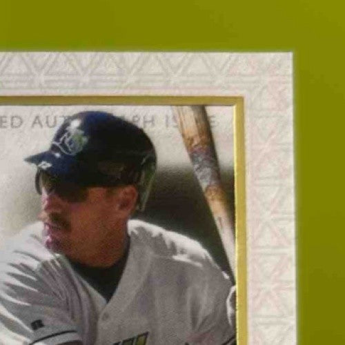 2024 Topps Definitive Collection Wade Boggs / Fred McGriff Dual Auto Relics /35 - Sports Cards