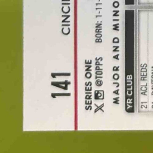2024 Topps Elly De La Cruz #141 RC Cincinnati Reds - Sports Cards
