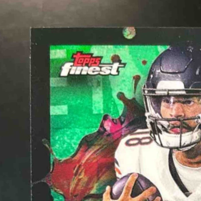 2024 Topps Finest Caleb Williams Green Refractor /25 #247 Rare RC Chicago Bears - Sports Cards