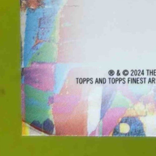 2024 Topps Finest Chop Robinson Blue Refractor /99 #287 Rare RC Miami Dolphins - Sports Cards