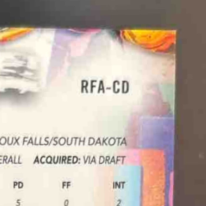 2024 Topps Finest Cooper DeJean Rookie Auto Refractor RC Philadelphia Eagles - Sports Cards