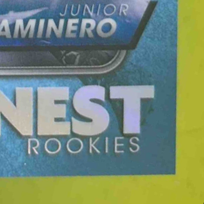 2024 Topps Finest Junior Caminero Design Variations Green /75 RC Tampa Bay Rays - Sports Cards