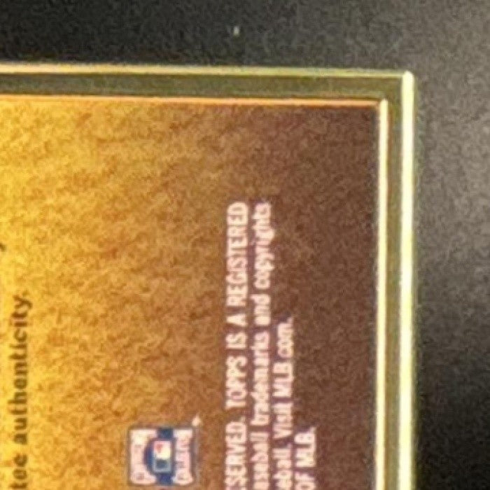 2024 Topps Gilded Collection Larry Walker Gold Framed Hall of Famer Auto /99 - Sports Cards