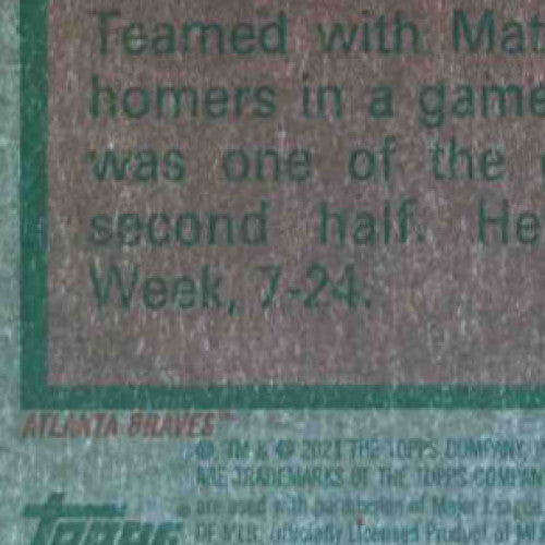 2024 Topps Heritage Austin Riley Chrome 152/999 #431 Atlanta Braves - Sports Cards