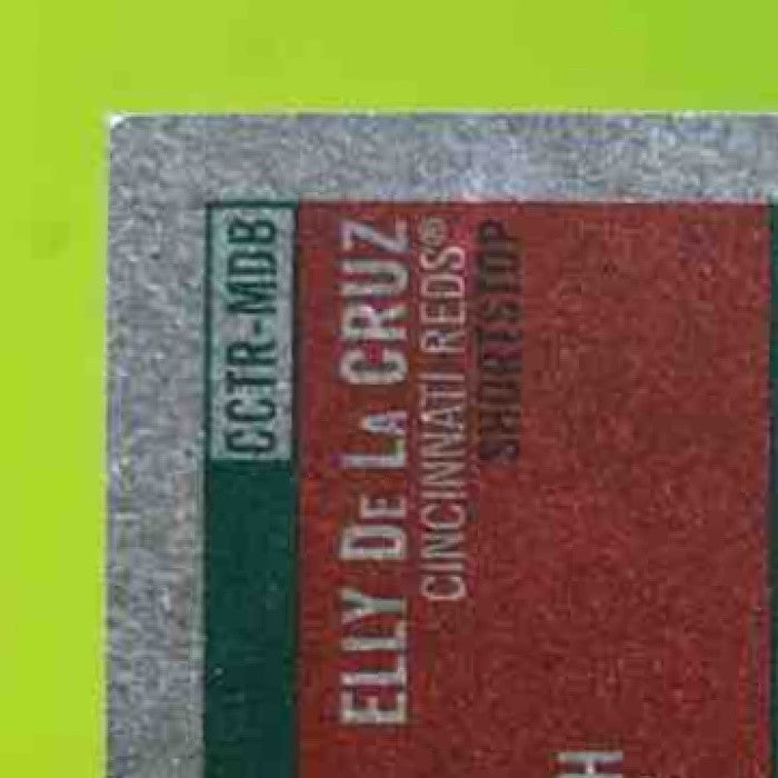 2024 Topps Heritage Elly De La Cruz Matt McLain Johnny Bench Triple Relics /25 - Sports Cards