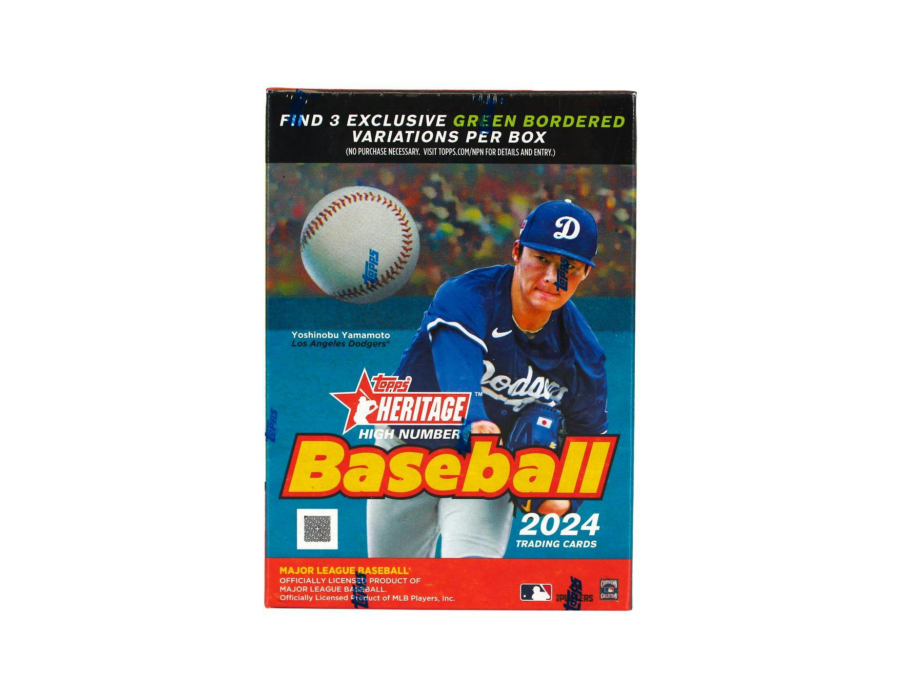 2024 Topps Heritage High Number Baseball Blaster Box - MLB Blaster Box