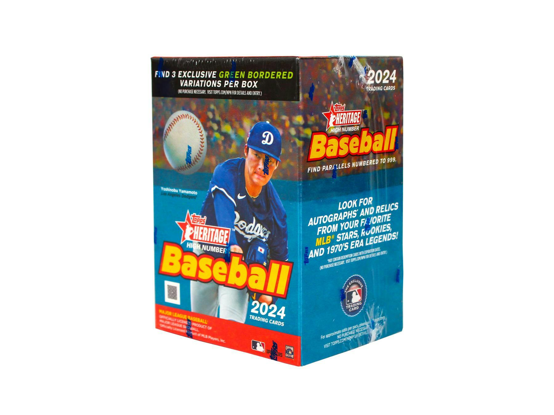 2024 Topps Heritage High Number Baseball Blaster Box - MLB Blaster Box
