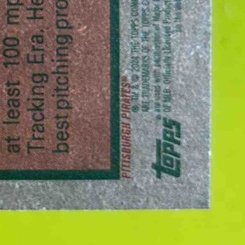 2024 Topps Heritage High Number Paul Skenes #594 RC Pittsburgh Pirates - Sports Cards