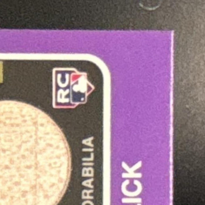 2024 Topps Heritage Sal Frelick Clubhouse Collection Relics RC Milwaukee Brewers - Sports Cards