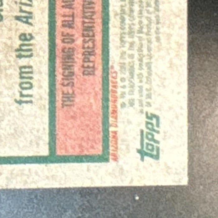 2024 Topps Heritage Slade Cecconi Real One Auto Red Ink /75 RC Diamondbacks - Sports Cards